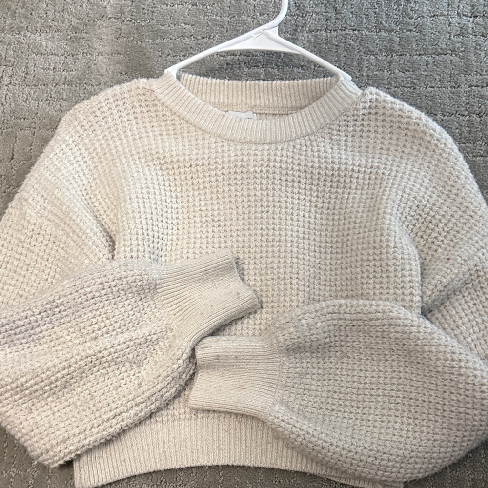 Cozy Cream Knit Sweater